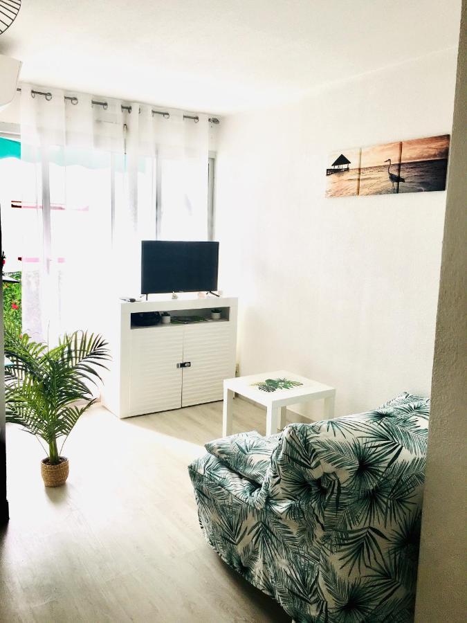studio 25m2 climatisé - wifi gratuit - situé 150 metres mer - parking - avec balcon La Grande-Motte Esterno foto